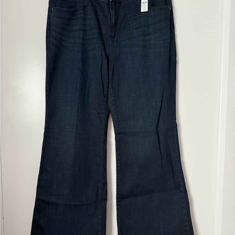 Chico's Dark Blue Flare Jeans